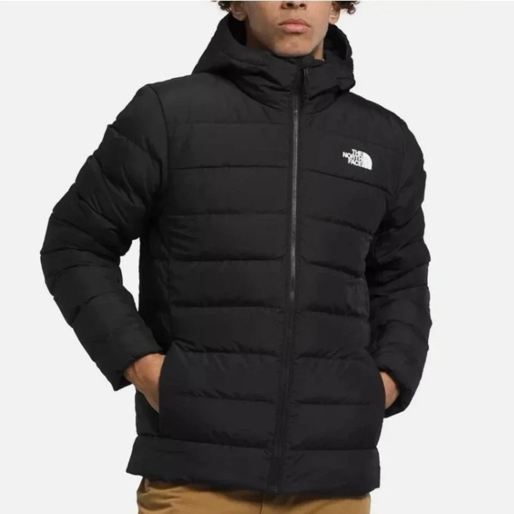 The North Face Aconcagua 3 Men's Big & Tall 4XB Down Hooded Jacket Black NWT